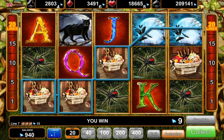 Halloween - EGT video slot